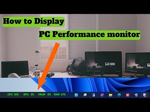 How to Display RAM CPU and GPU Usage Performance widget on Windows 11 | PC Monitoring Tools | Hindi