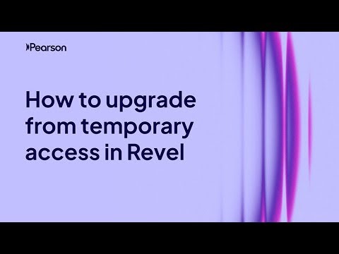 How to upgrade from temporary access in Revel