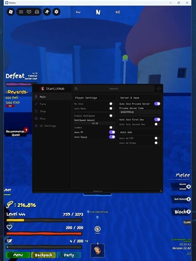GPO Auto SANTA FARMING, Auto FISH FARMING, Auto LEVEL FARMING Script FREE #roblox #gaming