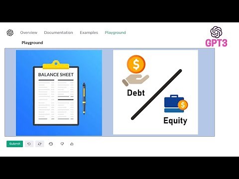 GPT3 How to Generate a Balance Sheet with AI