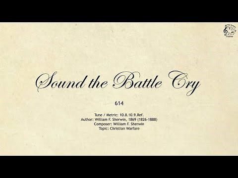 614 Sound the Battle Cry || SDA Hymnal || The Hymns Channel