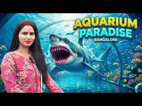 Aquarium Paradise Bangalore 🐠 | Water Tunnel Experience 😍 | Full Vlog