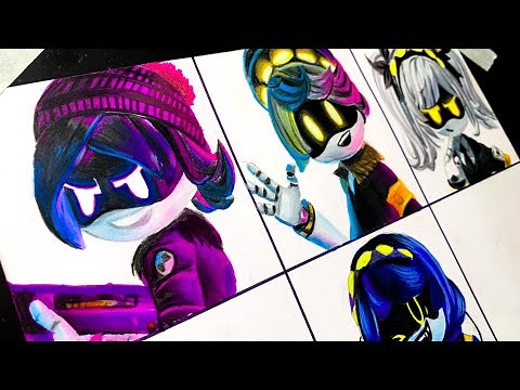 How To Draw Murder Drones ( Uzi, N, V, J)