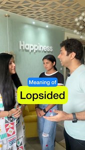 Learn the meaning & use of “lopsided” in English sentences with Awal sir . #learnenglish #hinditoenglish #edutainment #awalmadaan | Learn English with Awal