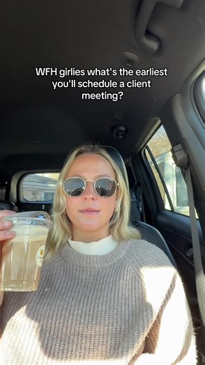 8am client meetings??? illegal my preferred meetings are from 9:30am - 1pm lol #wfh #clientsuccess #workfromhome #workingmom