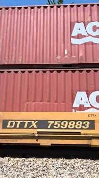 CN 3378, 2257 Westbound intermodal container in well car train at Vicksburg, MI
