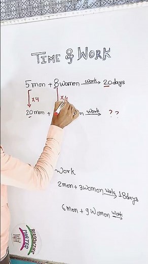 time and work reasoning questions #maths #mathematics #mathsteacher
