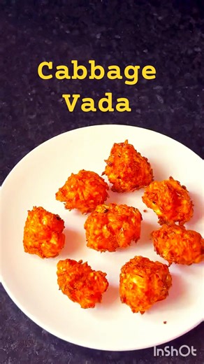 Crispy Cabbage Vada with Minimal Ingredients | Easy Tea Time Snack సులభమైన క్యాబేజీ వడ#snacks#shorts