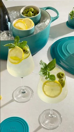Lemon Basil Olive Oil Spritz