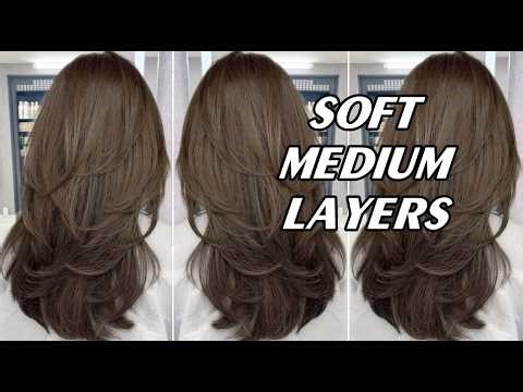 How to Cut The Perfect Medium Length Layered Haircut | Easy & Quick Layered Tutorial (Step-by-Step)