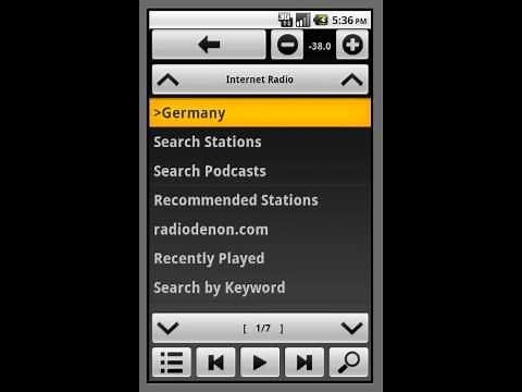 Android AVR-Remote for Denon and Marantz receivers