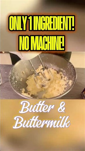 Easy DIY Butter & Buttermilk: Ingredient & Process!