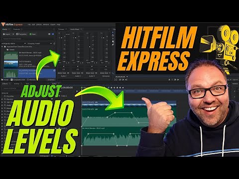 How to Adjust Audio Levels in Hitfilm Express