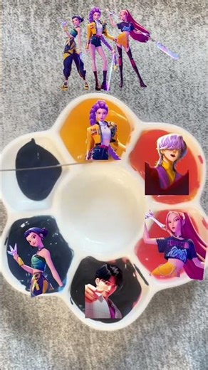 🔥 KPop Demon Color Reveal #KPopDemon #KPopDemonEdit #ColorReveal #PaintMix #ArtVibes #CreativeMood