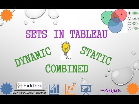 Tableau Learning - Sets in Tableau - Static, Dynamic & Combined Sets | Tableau Tutorial