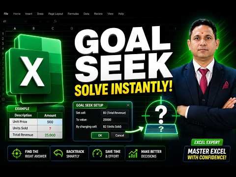 Master Excel What-If Analysis: Goal Seek Step-by-Step Tutorial
