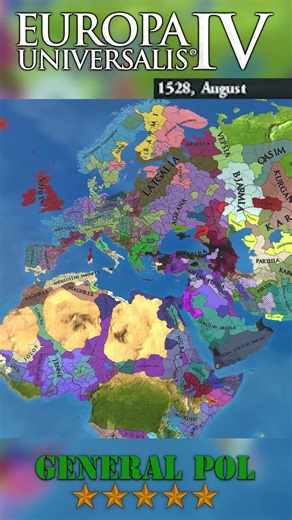 Paradox Mega Campaign Imperator to CK3 to Eu4 to Vic3 - Western timelapse #shorts