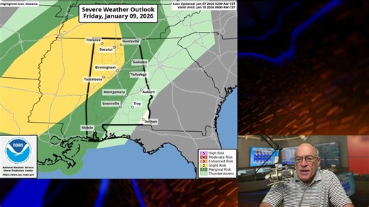James Spann: Potential for heavy rains/strong storms late Friday/Friday night in Alabama - Alabama News Center