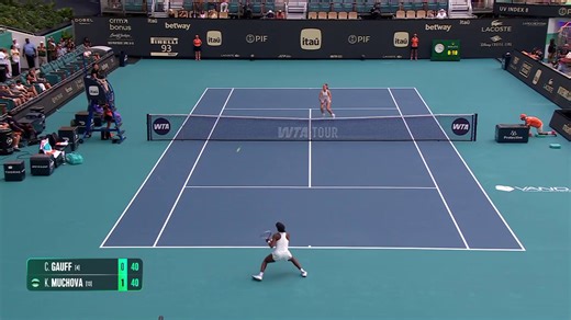 Coco Gauff can’t make eye-contact with Christopher Eubanks in Miami Open interview