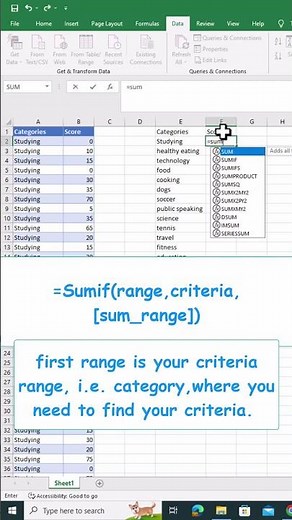 "Excel Shortcut Mastery: Remove duplicate, Calculate Sum with SUMIF, and Sort Data" #exceleducation