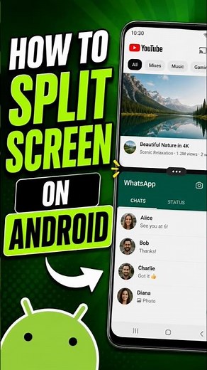 😱 Secret Split Screen Trick Every Android User Should Know!#viralshorts #androidtips #shorts