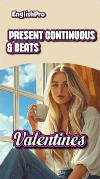 English Grammar with Beats. Present continuous. Valentines.