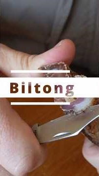 TRADITIONAL South African BILTONG with my DAD