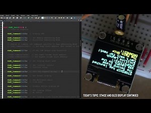 OLED Display Programming Command Registers STM32 (Contrast, Segment Remapping, and Inverse)