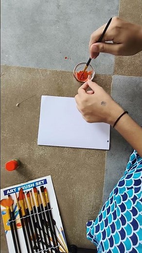 Easy Thread Painting for Kids | Colorful Art Activity for Beginners