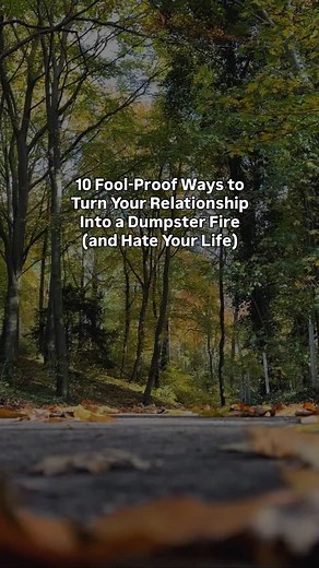👇🏻👇🏻👇🏻👇🏻👇🏻 6️⃣ Prioritize everything else over them. Work, kids, laundry, your phone — anything to avoid actually showing up for your relationship. 7️⃣ Avoid every hard conversation. Just sweep it under the rug. Call it “protecting your peace”. Nothing says connection like emotional avoidance. 8️⃣ Use “I’m fine” as your go-to answer. Honesty is scary. Let them guess what’s wrong for days instead. 9️⃣ Treat repair like it’s optional. Argue, ignore each other for a few days, then pretend