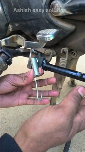 How to install side stand spring? Install side stand spring of any bike #shorts