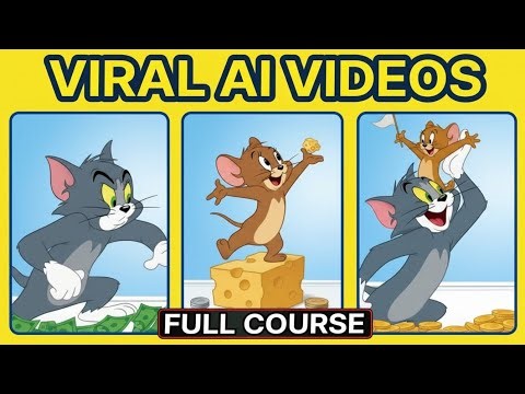 How to Create VIRAL Tom & Jerry Style 2D Animations With FREE AI (2026 No Skills Tutorial!) 🔥