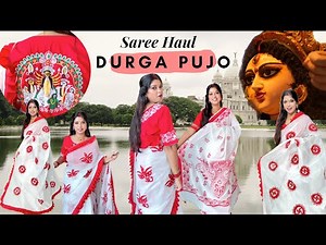 Rs.215 😱Meesho Durga Pooja Saree Haul 🥻|Namrata Singh