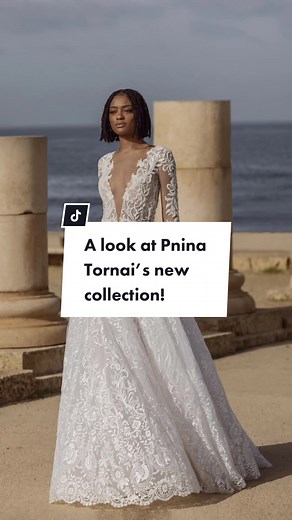 Meet Pnina Tornai at Kleinfeld Bridal | Try on Romantic Lace Wedding Dresses