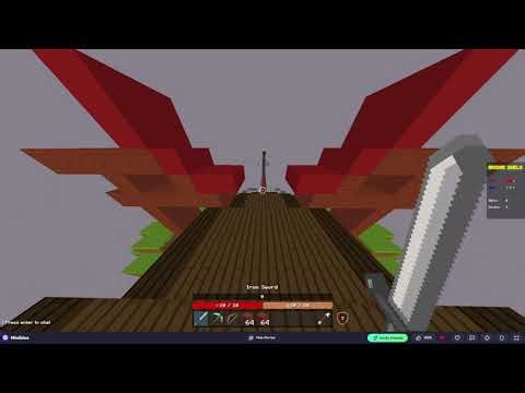 Miniblox 🕹️ my first bridge dules video in miniblox its very fun ful