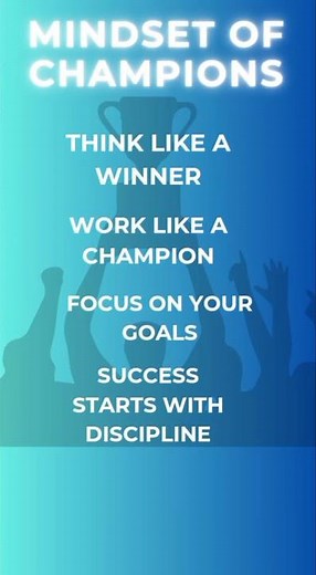 Mindset of Champions | Think Like a Winner, Work Like a Champion | Motivation for Success 2025