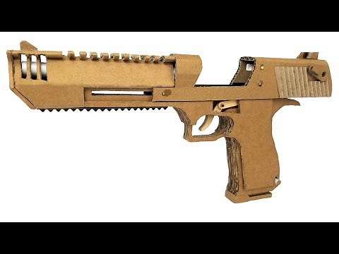 How To Make Cardboard DesertEagle That Sh00ts
