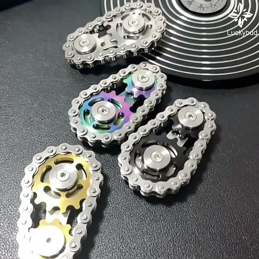 Precision Metal Spinner Sprocket Chain Fidget Toy - The Ultimate Stress-Relieving Tool