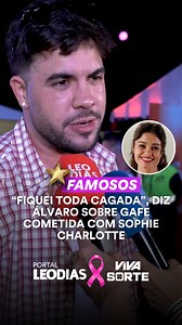 Álvaro Xaro conversou com a reportagem do Portal LeoDias, representada por Mônica Apor, no Jockey Club, em São Paulo, no mais novo projeto de Ivete Sangalo ao lado do grupo de pagode Clareou. O influenciador falou sobre a gafe cometida com a atriz Sophie Charlotte após participação dos dois no “Domingão Com Huck”. Álvaro foi criticado por internautas por chamar a atriz de “mulher do meu amigo”. SAIBA MAIS CLICANDO NO LINK DA BIO! 📲 Leia a matéria completa no portalleodias.com | Leo Dias