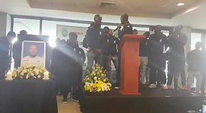 1.4K views · 55 reactions | Our players sang their tribute songs today to Jonathan "Big John" Ndlangisa, change room style during today's Memorial Service. The only way they know how. The Funeral Details are as follows: Date: Sunday, 23 April 2017. Venue: Mhlabashane Place, KwaMzamo in Highflats (Durban South Coast) Time: 10am | AmaZulu FC | Facebook