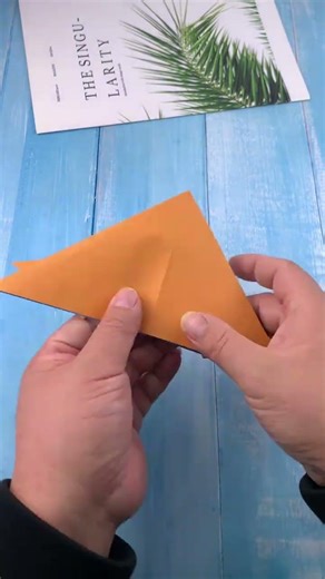 A few simple steps to make the SU-27 side guard fighter #Paper airplane#Origami#Handma