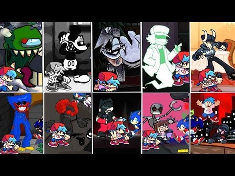 FNF-(DIFFERENT Characters SING iT)vs todos los (personajes distintas batallas de rap) 2025