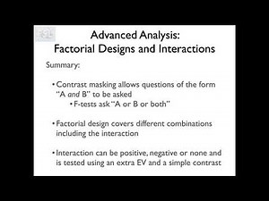 26. FMRI3: Advanced Analysis, Factorial Designs and Interactions (Fmri3 E5)
