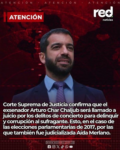 Corte Suprema toma decisión sobre Arturo Char en reconocido proceso judicial