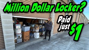 I've bought some great lockers this year, in fact 2021 has been my best year yet. But wait until you see this latest locker we picked up... and it only cost us a buck! This one is huge and it's packed with treasures. We are just beginning to dig in, and we're wondering how much we can possibly make on this one. $100,000? $500,000? A million dollars? If there ever was an episode of Locker Nuts you must see, this is it. | Locker Nuts