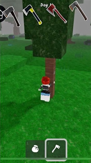 All Axes Vs Trees 🪓99 night in forest #99nightintheforest #99nights #roblox