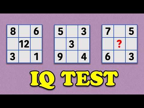 IQ Challenge: Complete The Triple Matrix Number Puzzle!