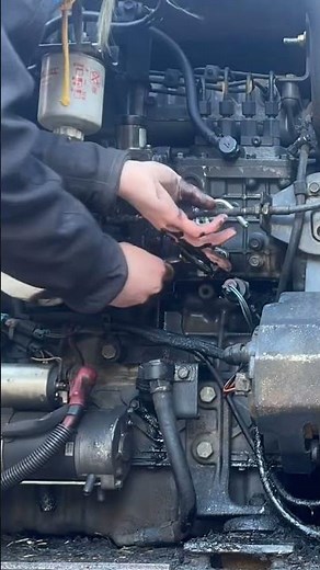 Changing the fuel pump on the bobcat to prove a point 😂 #smallwins #farming #agriculture