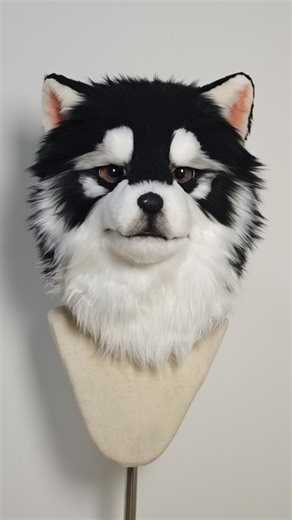 Realistic Husky Dog Mask, Siberian Cosplay Full Head, Handmade Animal Costume Prop - Etsy