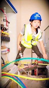 264K views · 8.2K reactions | Female electrician working time #femaleelectrician #electrician #electrical #everyone | Electrical Hacks and Tips | Facebook